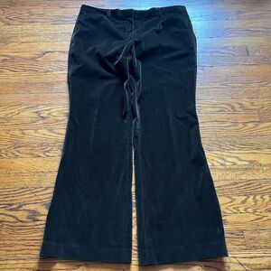 Vintage Saks Fifth Avenue Woman Brown Corduroy Madison Fit Bootcut Pants Size 16